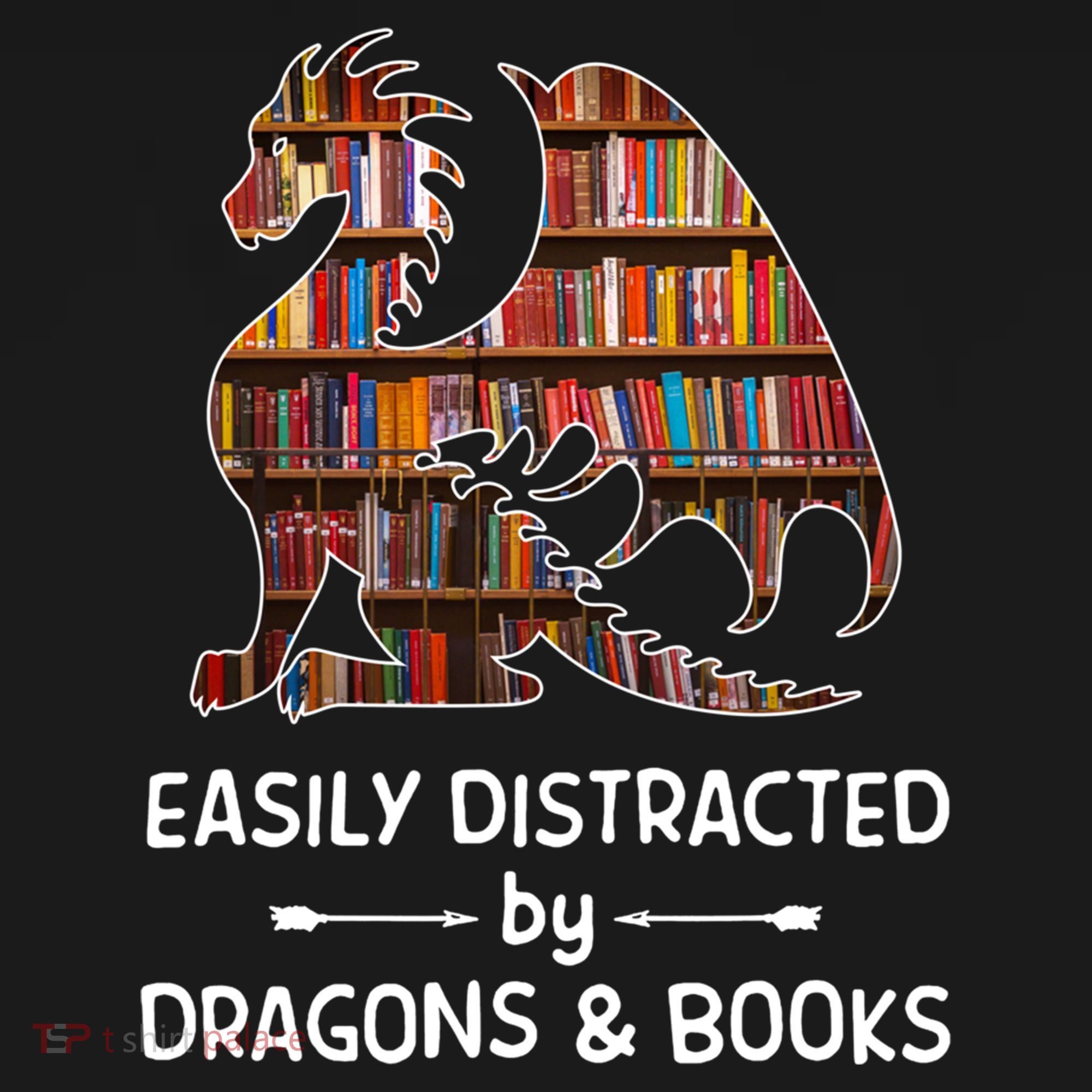 Easily Distracted By Dragon And Books Nerds Meaningful Gift Apron