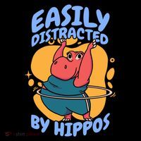Easily Distracted By Hippos Hippopotamus Hippo Gift Coffee Mug thumb 5