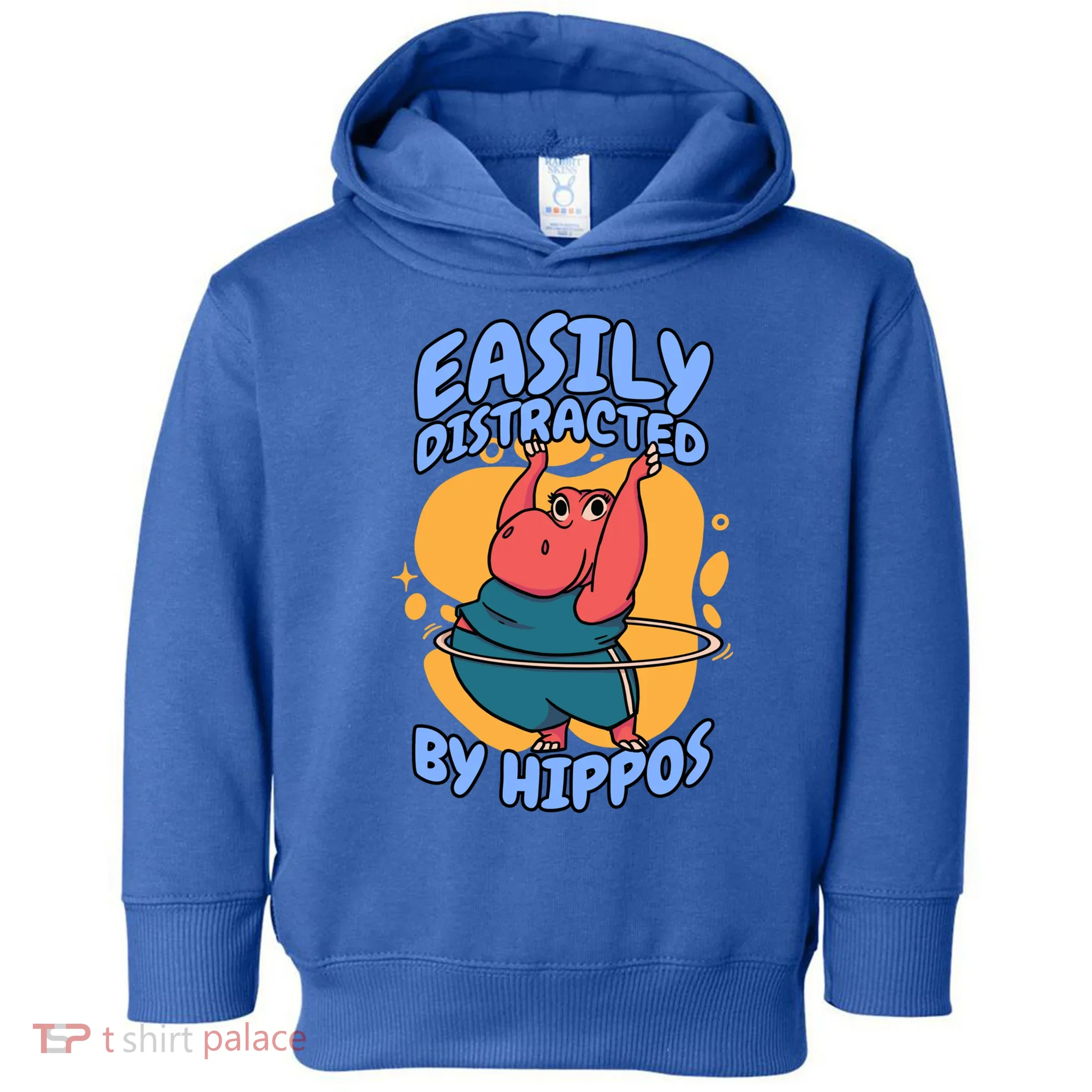 Easily Distracted By Hippos Hippopotamus Hippo Gift Toddler Hoodie