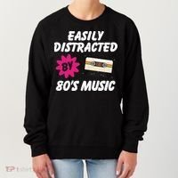 Easily Distracted By 80s Women's Sweatshirt thumb 0
