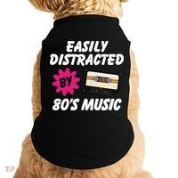 Easily Distracted By 80s Doggie Tank thumb 0
