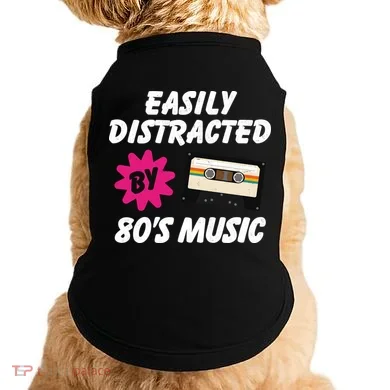 Easily Distracted By 80s Doggie Tank
