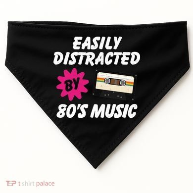 Easily Distracted By 80s USA-Made Doggie Bandana