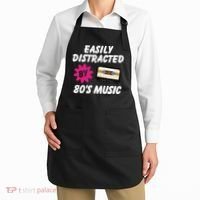 Easily Distracted By 80s Apron thumb 2