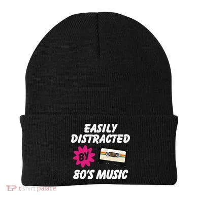 Easily Distracted By 80s Beanie