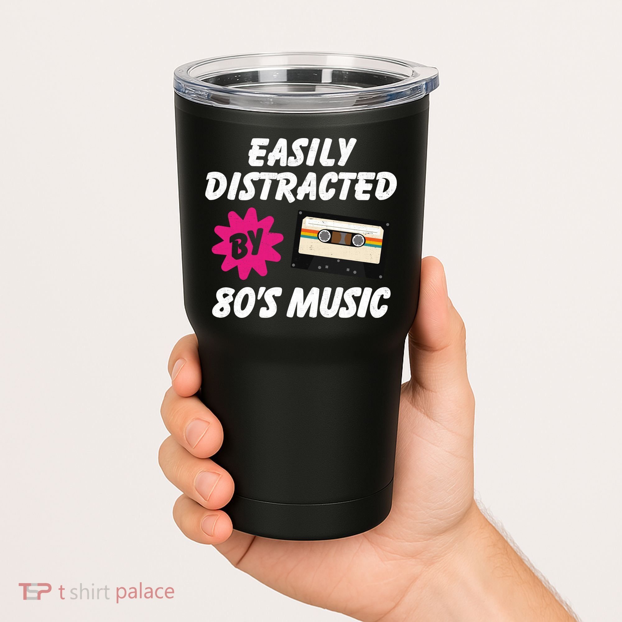 Easily Distracted By 80s Tumbler
