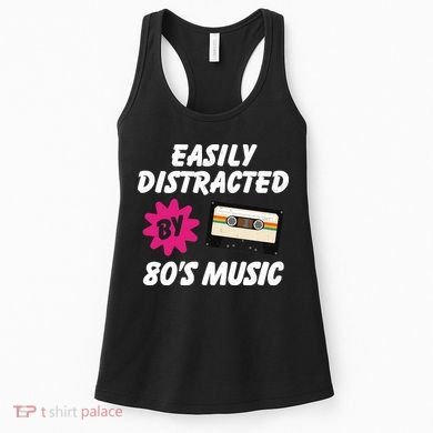 Easily Distracted By 80s Women's Tank Top