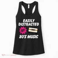 Easily Distracted By 80s Women's Tank Top thumb 0