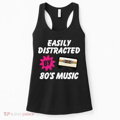 Easily Distracted By 80s Women's Tank Top