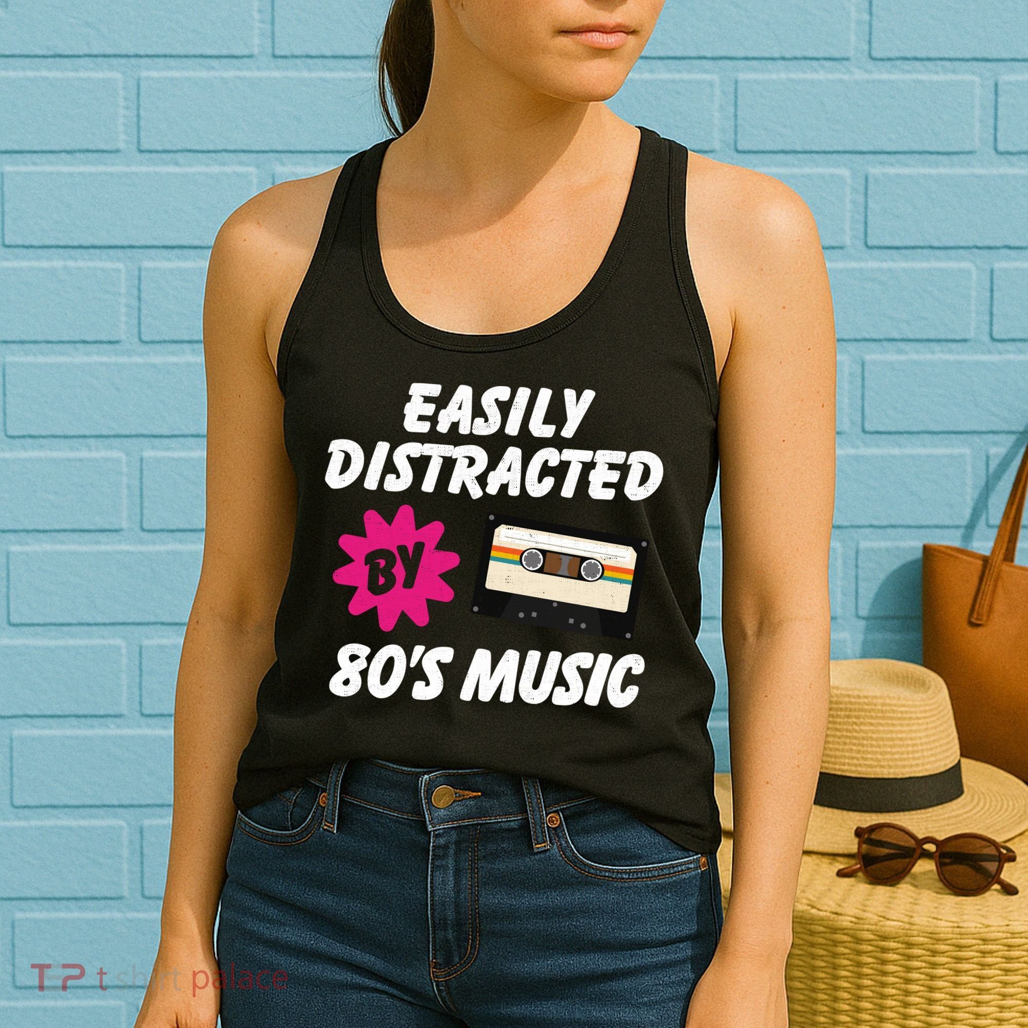Easily Distracted By 80s Women's Tank Top