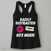 Easily Distracted By 80s Women's Tank Top thumb 3