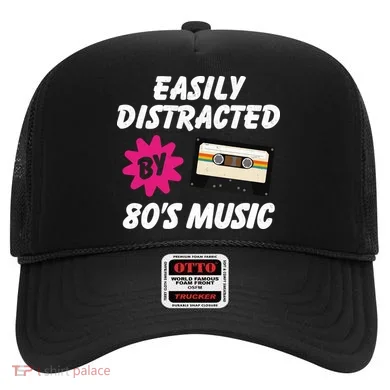 Easily Distracted By 80s Hat
