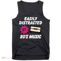 Easily Distracted By 80s Tank Top thumb 0