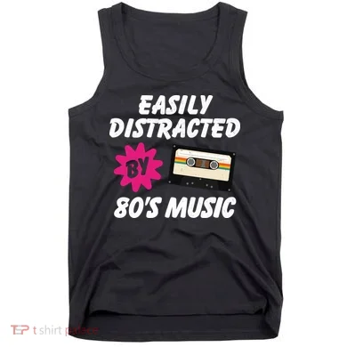 Easily Distracted By 80s Tank Top