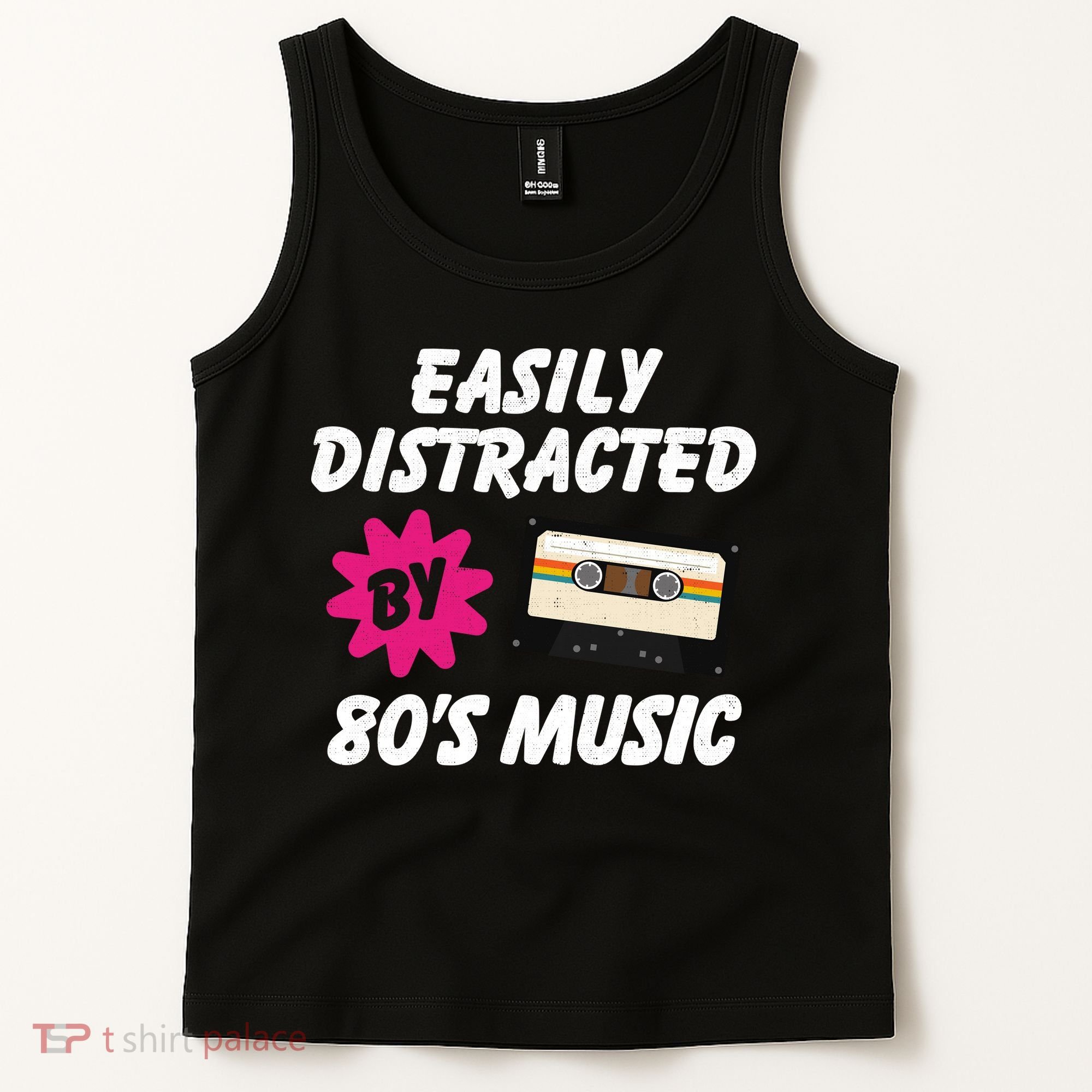 Easily Distracted By 80s Tank Top