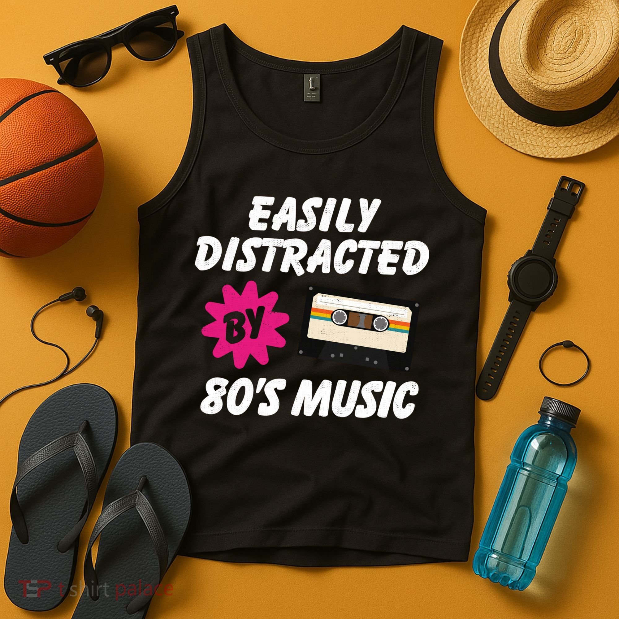Easily Distracted By 80s Tank Top
