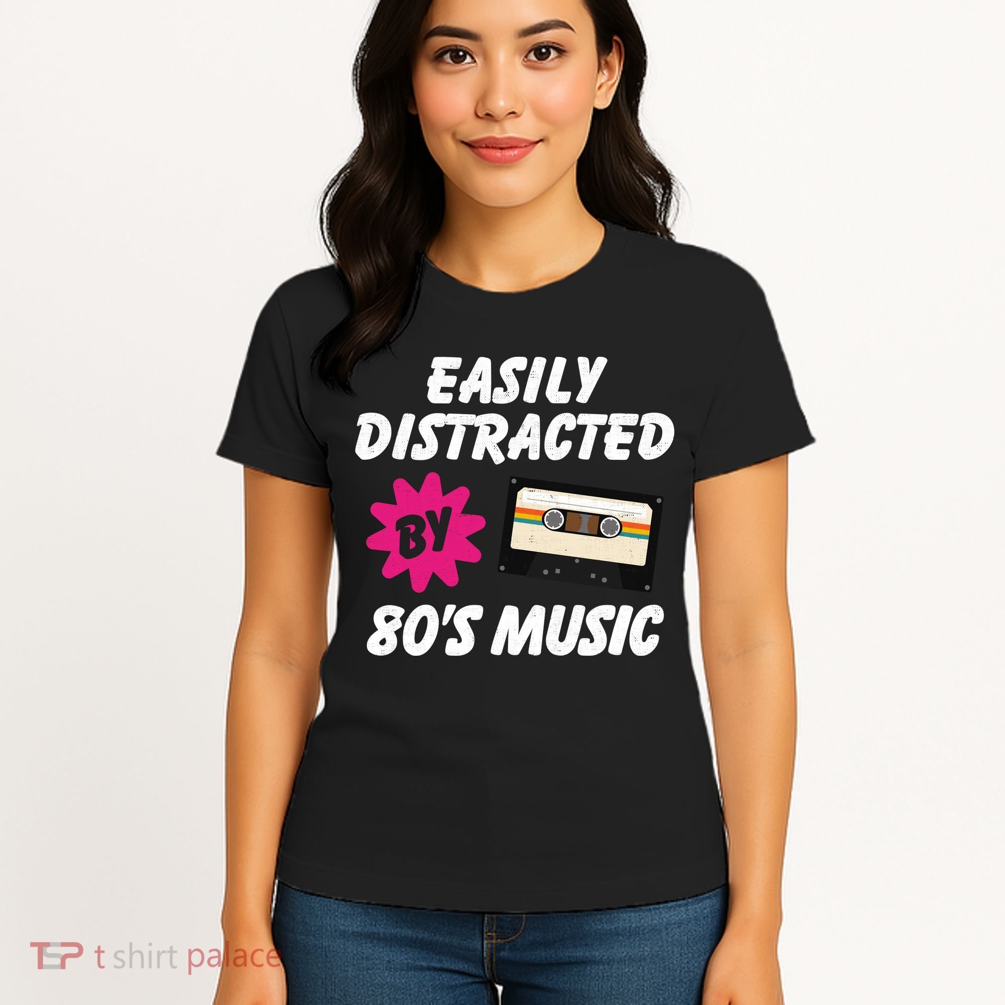 Easily Distracted By 80s Women's T-Shirt