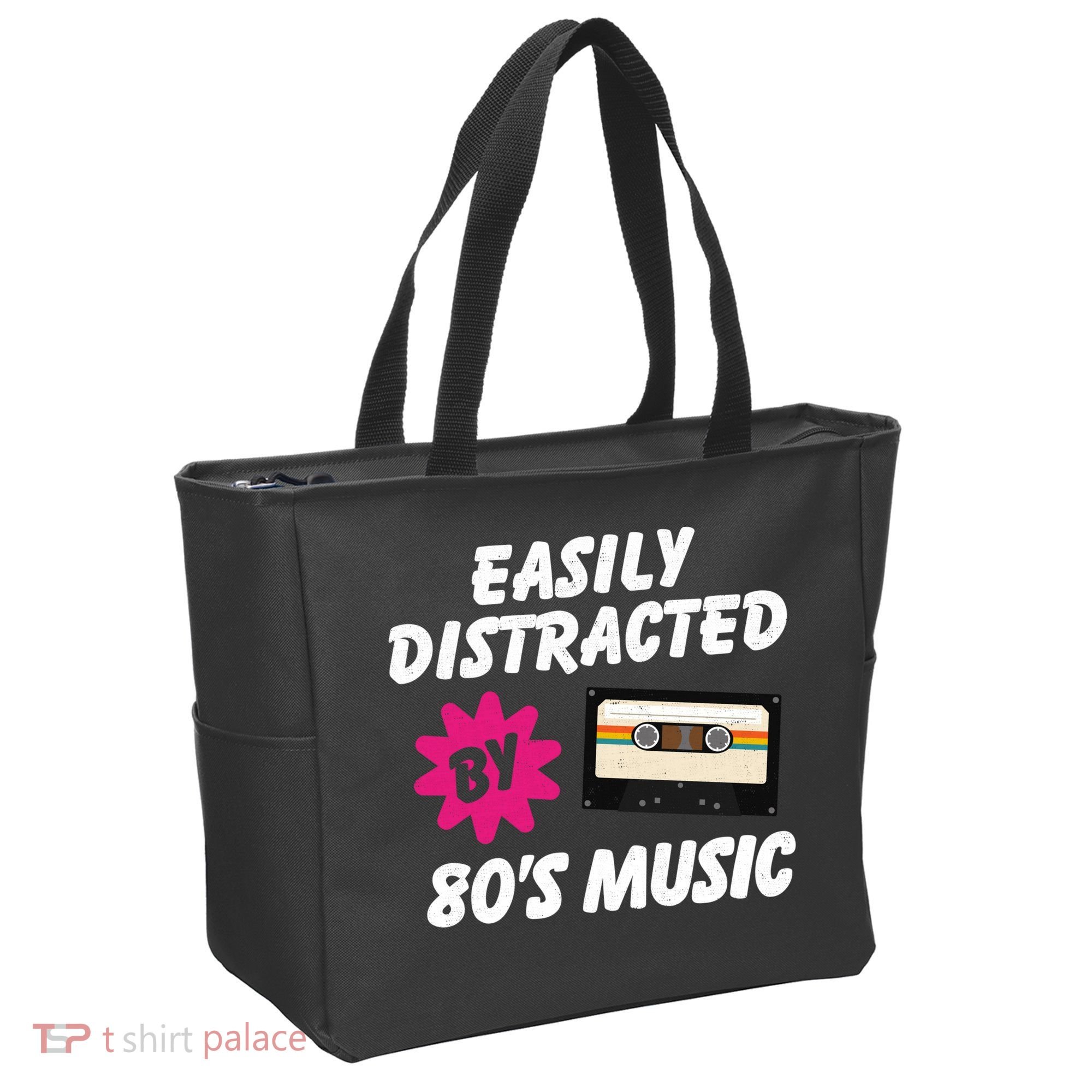 Easily Distracted By 80s Tote Bag