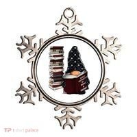 Easily Distracted By Books & Gnomes Garden Gnome Book Lover Ornament thumb 0