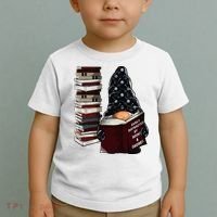 Easily Distracted By Books & Gnomes Garden Gnome Book Lover Toddler T-Shirt thumb 2