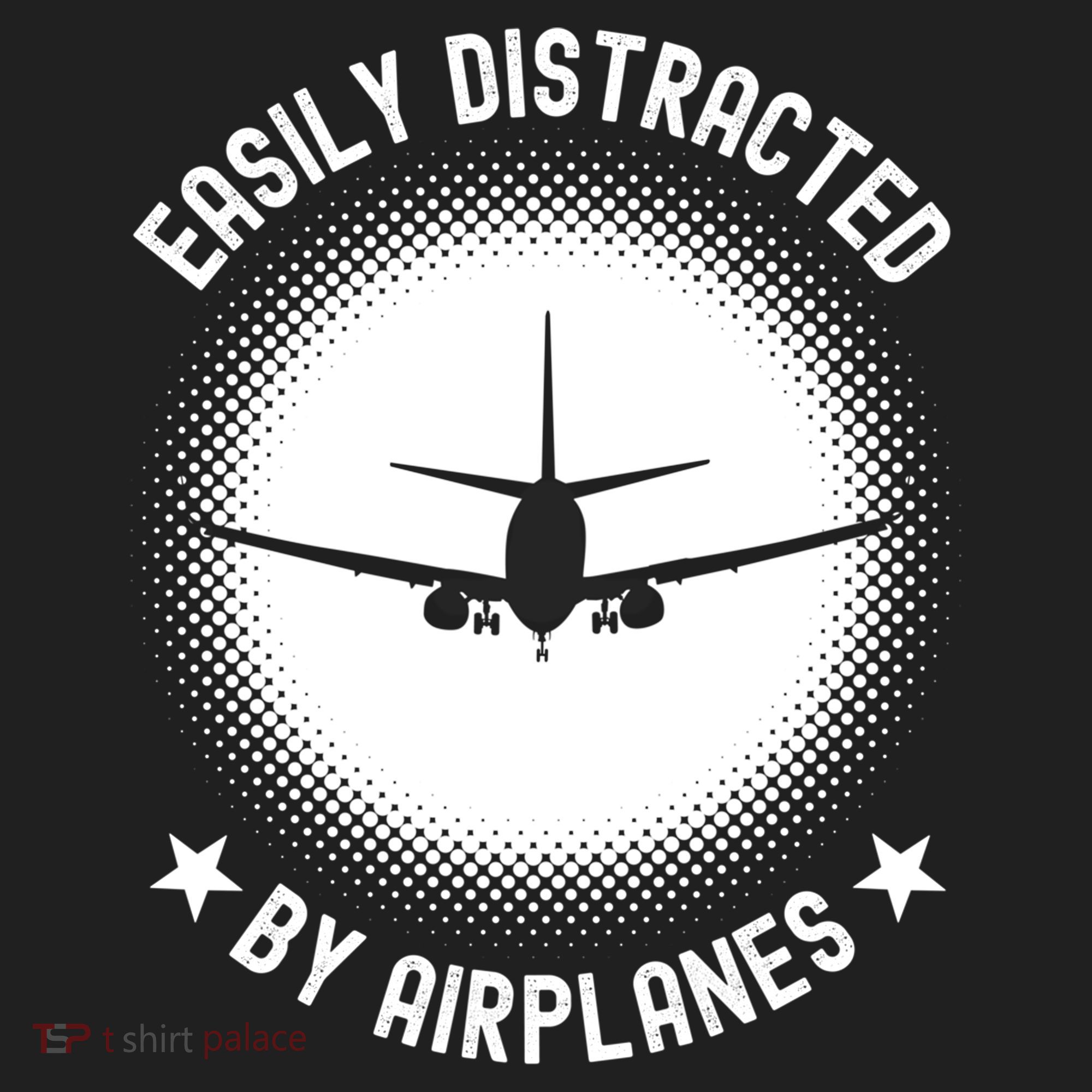 Easily Distracted By Airplanes Funny Flying Plane Gift Beanie