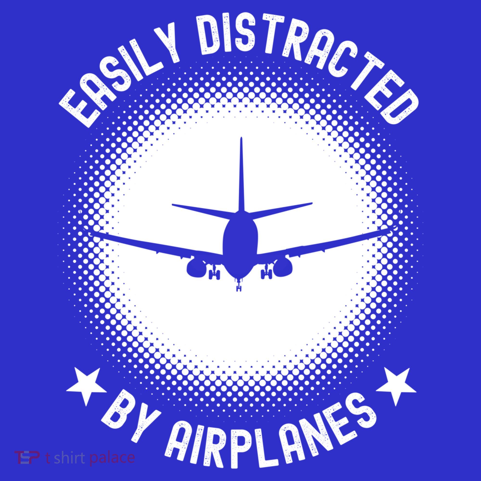 Easily Distracted By Airplanes Funny Flying Plane Gift Baby Bodysuit