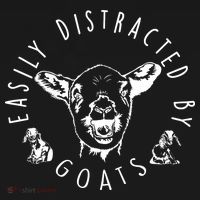 Easily Distracted By Goats T-Shirt thumb 7
