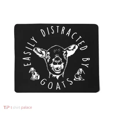Easily Distracted By Goats Mousepad