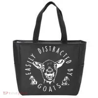 Easily Distracted By Goats Tote Bag thumb 0