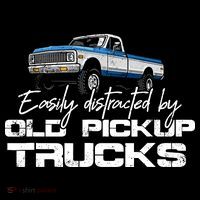 Easily Distracted By Old Pickup Trucks For Retro Backpack thumb 2