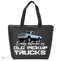 Easily Distracted By Old Pickup Trucks For Retro Tote Bag thumb 0