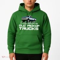 Easily Distracted By Old Pickup Trucks For Retro Hoodie thumb 2