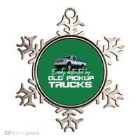 Easily Distracted By Old Pickup Trucks For Retro Ornament thumb 0
