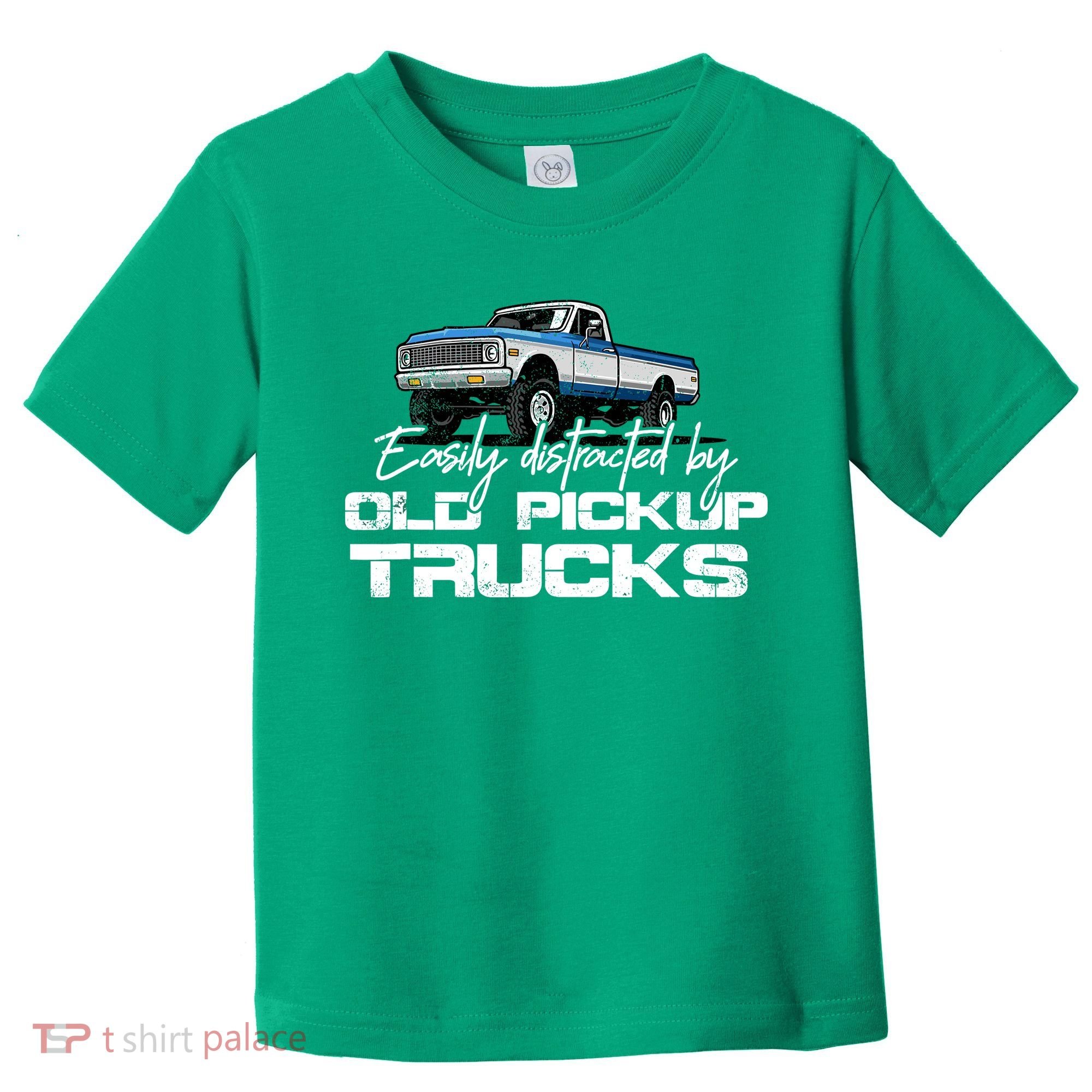 Easily Distracted By Old Pickup Trucks For Retro Toddler T-Shirt