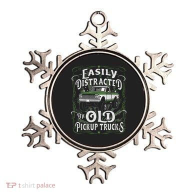 Easily Distracted By Old Pickup Trucks Ornament