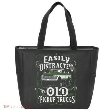 Easily Distracted By Old Pickup Trucks Tote Bag