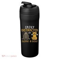 Easily Distracted By Sloths Dogs Animal Lover Women 24oz Duet Stainless Steel Tumbler thumb 3