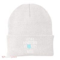 Easily Distracted By Cats And Yarn Knitting Yarn Crochet  Beanie thumb 0