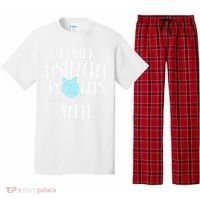 Easily Distracted By Cats And Yarn Knitting Yarn Crochet  Pajama Set thumb 0