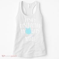 Easily Distracted By Cats And Yarn Knitting Yarn Crochet  Women's Tank Top thumb 0