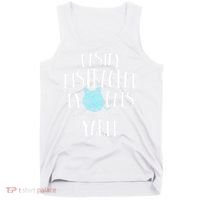 Easily Distracted By Cats And Yarn Knitting Yarn Crochet  Tank Top thumb 0