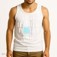 Easily Distracted By Cats And Yarn Knitting Yarn Crochet  Tank Top thumb 3