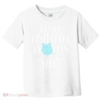 Easily Distracted By Cats And Yarn Knitting Yarn Crochet  Toddler T-Shirt thumb 0