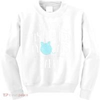 Easily Distracted By Cats And Yarn Knitting Yarn Crochet  Kids Sweatshirt thumb 0