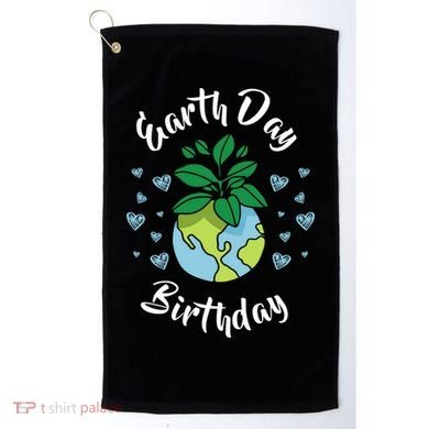 Earth Day Birthday Gift Funny Gift Golf Towel