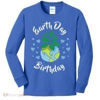 Earth Day Birthday Gift Funny Gift Kids Long Sleeve Shirt thumb 0