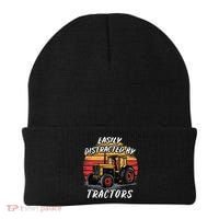 Easily Distracted By Tractors Fun Farmer & Farming Gift Beanie thumb 0