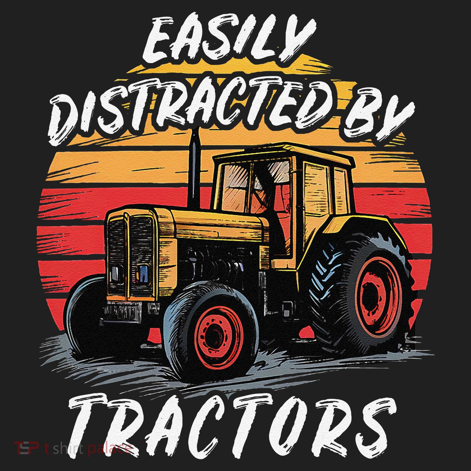 Easily Distracted By Tractors Fun Farmer & Farming Gift Beanie