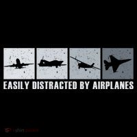 Easily Distracted By Airplanes Aviation Pilot Airplane Cool Gift Doggie Tank thumb 4