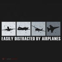 Easily Distracted By Airplanes Aviation Pilot Airplane Cool Gift Pajama Set thumb 2
